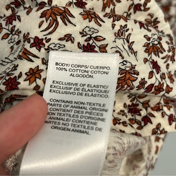 Lucky Brand Long Sleeve Floral Print Blouse - Picture 11 of 11
